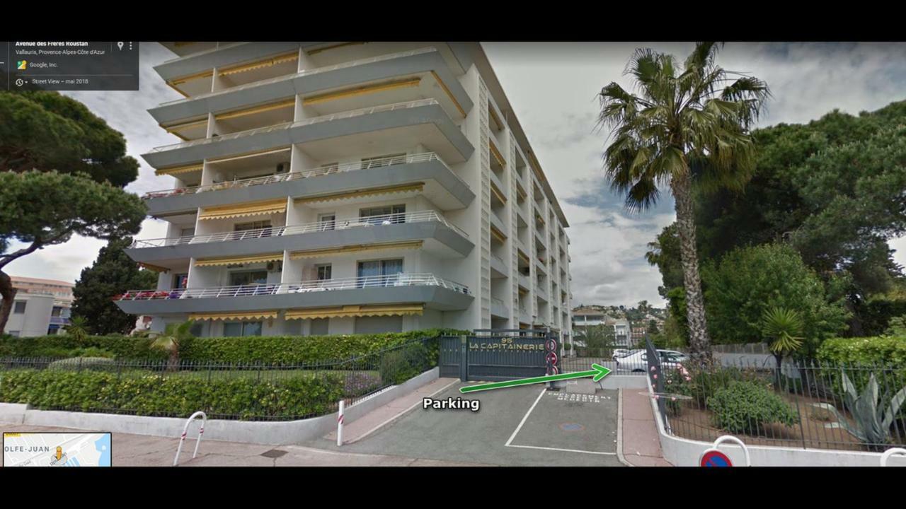 Grand Studio neuf face port et plage, parking privé Golfe-Juan Extérieur photo